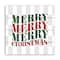 Merry Merry Merry Check 11.75" x 11.75" Pallet Wood Wall Art